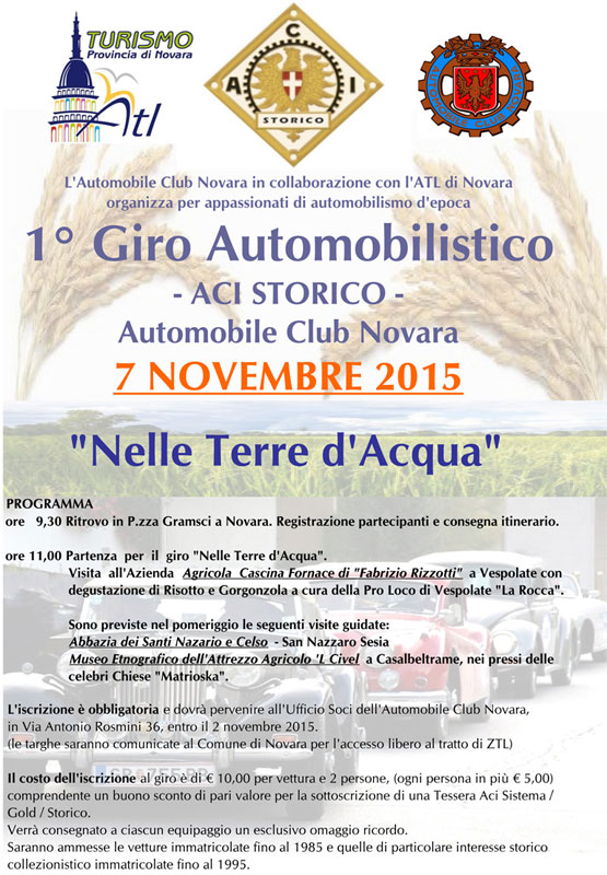 giro auto locandina